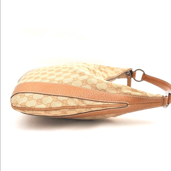 Gucci authentic brown canvas hobo bag - Picture 4 of 13